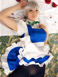 cosplay美女套图 c77 Sakuya Izayoi　白丝假发扮相(1)(51)